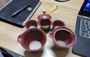茗臣宜興紫砂旅行功夫茶具套裝快客杯便攜式戶外旅游隨身茶具高檔送禮 官帽大紅袍茶杯套裝（便攜包） 185ml 曬單實(shí)拍圖