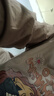 妙奕嘉長袖t恤女士打底衫女可外穿衣服女裝夏季秋裝慵懶風寬松防曬罩衫 卡其汽車插肩T恤 XL 【120-135斤】喜歡寬松往大拍 曬單實拍圖