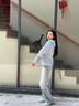 波司登（BOSIDENG）【反季】谷愛凌同款輕薄鵝絨羽絨服女連帽修身連帽便捷收納短外套 晴山藍5702 S 160/84A 曬單實拍圖