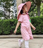 kocotreekk樹兒童防曬帽防紫外線寶寶遮陽帽夏季男童女童太陽帽沙灘大帽檐 曬單實拍圖