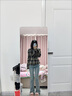 VEOX高腰喇叭褲女學(xué)生韓版顯瘦喇叭褲微喇牛仔褲女褲新款2025 7116淺色長(zhǎng)褲 S 建議85-95斤 曬單實(shí)拍圖