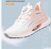 回力網(wǎng)鞋女鞋2026春季新款薄款網(wǎng)面鞋透氣旋鈕系帶運動(dòng)減震軟底休閑鞋 白粉升級款 38 曬單實(shí)拍圖