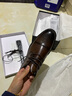 百麗七夕禮物商場同款牛皮革男商務(wù)正裝皮鞋B3G25CM0 啡色2 42 曬單實(shí)拍圖