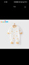 優(yōu)奇嬰兒夾棉連身衣寶寶衣服秋冬新款保暖內(nèi)衣冬季新生兒哈衣睡衣爬服 曬單實(shí)拍圖
