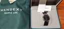 漫狄MENDEXT 玫殼黑色液體流沙 瑞士石英女表35mm 節日禮物 簡(jiǎn)約 L05 黑色 曬單實(shí)拍圖