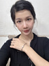 圣雅羅轉(zhuǎn)運珠銀手鐲女士年輕款足銀鐲子銀飾手環(huán)七夕情人節(jié)禮物送女友 轉(zhuǎn)運珠手鐲約16g 曬單實拍圖