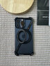 派凡【旋轉支架殼】適用蘋(píng)果iphone15promax手機殼鋁合金屬無(wú)邊框鏤空散熱磁吸超薄四角防摔套潮流男女 黑色【鏤空散熱/氣囊防摔/磁吸充電/一鍵拆裝】 iPhone 15 Pro 曬單實(shí)拍圖