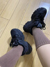 回力官方女鞋老爹鞋女冬季新款2025加絨保暖運動(dòng)鞋百搭小白鞋 黑色 38 曬單實(shí)拍圖