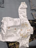 卡輯（KAARJIYY）新中式漢服女春夏季款織金仿妝花馬面裙全套日常國風(fēng)元素敬酒服 白色繡花上衣+黑色鳳凰織金馬面裙 S 曬單實(shí)拍圖