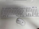 羅技（Logitech）MK295鍵鼠套裝無(wú)線(xiàn)辦公輕音商務(wù)鍵盤(pán)鼠標筆記本電腦打字帶無(wú)線(xiàn)2.4G接收器 MK295無(wú)線(xiàn)套裝 白色 曬單實(shí)拍圖