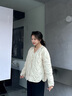 波司登（BOSIDENG）25年新款輕薄羽絨服女短款90絨三防輕便內(nèi)膽葫蘆紋外套B250131012 秘釉色7475 M 165/88A 體重約110-120斤 曬單實拍圖