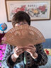 瑞貝卡（Rebecca）假發(fā)女士斜劉海紋理短直發(fā)全真人發(fā)絲自然透氣中老年媽媽全頭套 深棕色 短發(fā) 15cm 機(jī)制+手織頭旋 曬單實(shí)拍圖