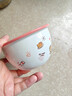 古杰士三麗鷗陶瓷飯碗兒童可愛(ài)碗盤(pán)子餐具套裝家用高顏值個(gè)人專(zhuān)用吃飯碗 凱蒂貓-4.7英寸飯碗-450ml 曬單實(shí)拍圖