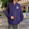WYBT官方品牌飛行員行政夾克男士春秋季新款大碼男裝棒球服外套男女款 218款黑色 XL(130-150斤) 曬單實(shí)拍圖