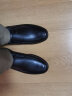卡帝乐鳄鱼（CARTELO）一脚蹬男士软底真皮商务舒适休闲皮鞋男 6931 黑色 39  实拍图