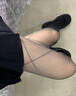 JIOESC絲襪女銀絲交叉菱格連襪褲春夏季超薄款性感顯瘦設計感菱形格灰絲 灰色 15D 均碼 【建議90-150斤】 曬單實拍圖
