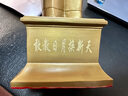 韶之紅H1純官方款毛主席銅像全身黃銅招手雕塑客廳辦公書房桌面裝飾擺件 故居細發(fā)29.2cm黃銅紅絨布封底 曬單實拍圖