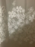 美居客 浴帘 PEVA浴帘布窗帘隔断帘防水不透干湿分离1.8*2.0M(白色花蔓) 实拍图