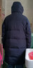 鴨鴨（YAYA）爸爸羽絨服男2025年新款冬天中年男士中老年男裝中長(cháng)款羽絨外套D 藏青色 XL 180 曬單實(shí)拍圖