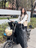 靜閑居電動(dòng)車(chē)擋風(fēng)被電瓶車(chē)冬季摩托車(chē)新款加大加厚加絨冬天用防水防風(fēng) 小黃鴨聯(lián)名款【升級加大加厚】 曬單實(shí)拍圖