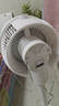 美的（Midea）【暴風(fēng)循環(huán)】空氣循環(huán)扇大風(fēng)量搖頭電風(fēng)扇家用臺式落地扇輕音臥室節(jié)能小風(fēng)扇柔風(fēng)輕羽扇 FGA24TQ 曬單實(shí)拍圖