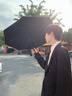 左都（ZUODU）智能電動(dòng)傘雨傘大號(hào)加固加厚結(jié)實(shí)抗風(fēng)男士高端女折疊收縮防曬傘 曬單實(shí)拍圖