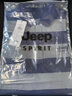 JEEP SPIRIT吉普短袖t恤男士條紋翻領(lǐng)上衣夏季新款商務(wù)休閑寬松大碼半袖T恤衫 灰色 3XL (建議165-180斤) 曬單實(shí)拍圖