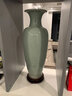 傲世大號新中式鈞瓷裂紋陶瓷器花瓶工藝品客廳擺件家居酒柜玄關(guān)電視柜 大號冰清白裂紋魚(yú)尾瓶（配底座） 曬單實(shí)拍圖