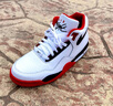 耐克（NIKE）官方艦店男鞋 夏季款運(yùn)動(dòng)鞋AJ4兄弟款緩震籃球鞋休閑鞋子跑步鞋子 白/黑/大學(xué)紅/AJ4兄弟款/主推 40.5 曬單實(shí)拍圖