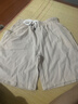 啄木鳥【2條】短褲男士夏季寬松休閑五分潮流加肥加大碼薄款亞麻沙灘褲 K61杏色+K61豆綠 L （100-115斤） 曬單實(shí)拍圖