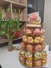 櫻小煮壽桃饅頭老人生日60歲大壽包中式蛋糕祝壽賀壽禮物山東花饃送長(cháng)輩 福字6層常規款（1大48?。?曬單實(shí)拍圖