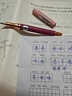 羅氏中小學(xué)生用金屬鋼筆三年級寫(xiě)作業(yè)練字超細0.28mm瘦金體美工彎尖小翹頭防濺墨設計可換墨囊剛筆 莫蘭迪粉色（+筆尖1個(gè)+黑色墨囊10個(gè)） 極細0.28mm（寫(xiě)作業(yè) 財務(wù)） 曬單實(shí)拍圖