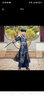 微愛的小松鼠漢服男童 2025新款唐裝兒童古裝中國風(fēng)帥氣武俠古風(fēng)演出服 266 藍(lán)色+扇子+鞋子（留言鞋子碼數(shù)） 140 曬單實拍圖