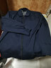 春秋中老年男士外套休閑翻領(lǐng)夾克男裝薄款50歲爸爸裝中年夏天穿 789藍色薄款【春秋款】 3XL 【160-180斤】 曬單實(shí)拍圖