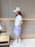 NICKYBABY女童運(yùn)動(dòng)短褲夏季2025新款兒童五分褲薄款夏裝中褲女大童工裝褲子 18442紫色褲子【單褲子】 170 cm 曬單實(shí)拍圖