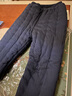新疆棉花褲 手工棉褲男 中老年內外穿加厚防寒高腰彈力保暖褲冬季 藏藍   色【100%新疆棉花】 2XL 重115-130斤高160-175C 曬單實(shí)拍圖
