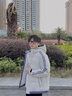 啄木鳥(niǎo)棉衣男學(xué)生大童外套男秋冬季校加絨加厚羽休閑絨服男輕潮棉服男生 10688-9789卡其色 XL 曬單實(shí)拍圖