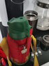 貝凈潔兒童保溫杯蓋子杯蓋配件通用保溫瓶水壺蓋帶硅膠吸管原裝水杯蓋子 綠色 加厚蓋+直飲蓋1ml 曬單實(shí)拍圖