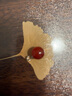 虔生緣瑪瑙吊墜珍珠項墜吊墜扣項鏈鏈子鎖骨鏈女 th 紅瑪瑙+吊墜扣 曬單實(shí)拍圖