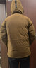 君羽戶外羽絨服男中長款800蓬白鵝絨連帽加厚防水鵝絨服G52177 焦糖色 L （推薦141-155斤） 曬單實(shí)拍圖