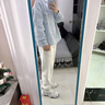 安初夏小香風(fēng)夾克外套男士休閑套裝春秋季韓系衣服男裝痞帥氣休閑三件套 【三件套】藍(lán)色+純棉長(zhǎng)T白+白褲 XL 曬單實(shí)拍圖