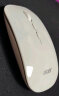 acer宏碁无线鼠标无线蓝牙鼠标双模便携商务笔记本电脑手机平板MAC通用静轻音办公鼠标可充电OMR050 白色【无线2.4G+蓝牙三模充电版】+小鼠标垫 实拍图