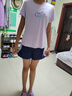 特步童裝女童短袖套裝夏季新款兒童運動(dòng)服速干衣兩件套夏裝 霧紗紫 165 cm 曬單實(shí)拍圖