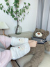 察今可愛(ài)毛絨袖套成人女生兒童長(zhǎng)款防臟手袖冬季羽絨服套袖小熊男護(hù)袖 白色草莓小熊-加厚長(zhǎng)款 曬單實(shí)拍圖