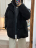雅鹿棉衣男冬季連帽棉服外套夾克面包服加厚大碼上衣冬天棉襖衣服男裝 卡其色 XL 曬單實拍圖