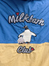 Milkbarn春秋兒童防風(fēng)外套寶寶登山服女童連帽外套男童童裝 藍橙撞色 110 (3-4歲-參考身高100-110cm) 曬單實拍圖