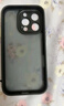 ROCK適用蘋果16手機殼iPhone16保護套膚感鏡頭全包精孔親膚防摔簡約硅膠軟邊半透不粘指紋男女款黑色 曬單實拍圖