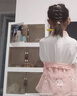 愛寶適兒童漢服女童春夏連衣裙中國風古裝長裙女孩兒童節(jié)禮物演出服 S650粉蝶【無披帛】 130 碼 曬單實拍圖