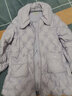 戴維貝拉（DAVE＆BELLA）兒童中長款羽絨服保暖白鴨絨衣服加厚中大童外套女童上衣冬裝新款 豆蔻紫【現(xiàn)貨】 160 cm（建議身高150-160cm） 曬單實(shí)拍圖