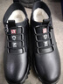 卡帝樂(lè )鱷魚(yú)（CARTELO）真皮羊毛男鞋冬季新款棉鞋男士加絨保暖加厚中老年爸爸高幫棉皮鞋 黑色羊毛款【特價(jià)秒殺】 43 曬單實(shí)拍圖